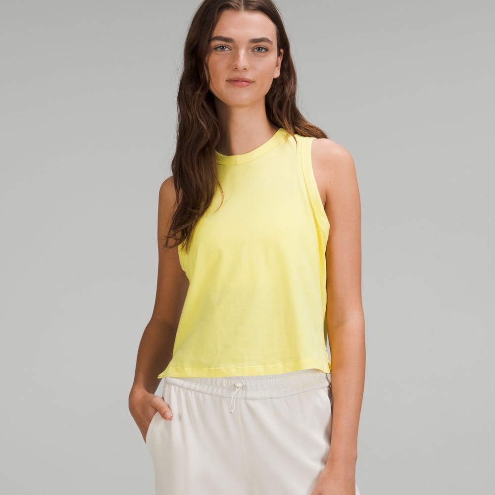 Lululemon classic fit cotton blend tank